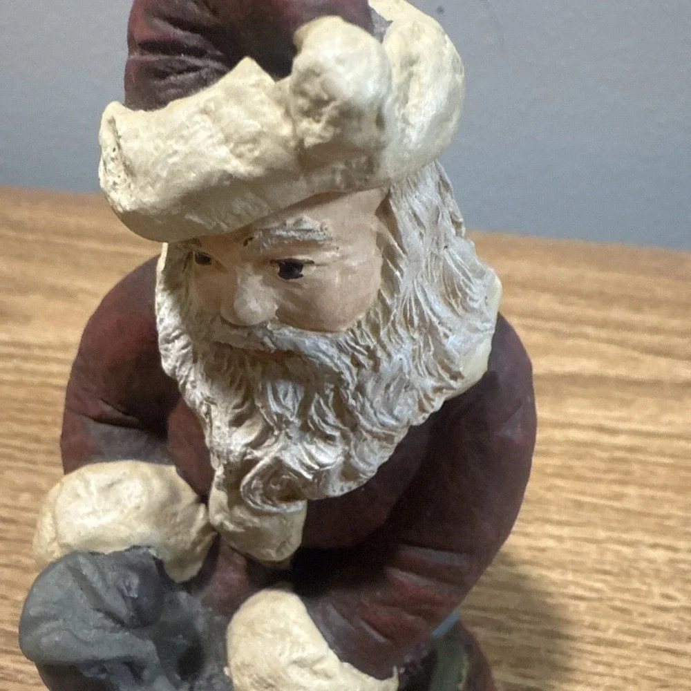 Santa Figurine Pulling‎ Toys Out Of A Sack